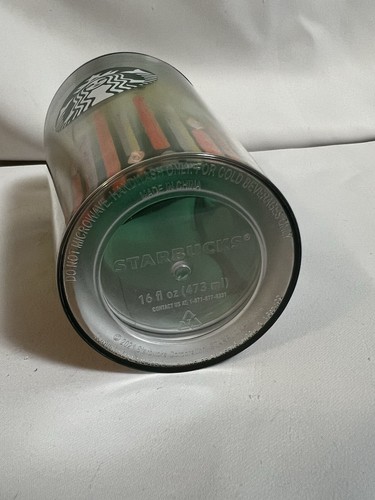 Starbucks Birthday 16oz It’s Your Day Cold Brew Tumbler GRÜN & ORANGE Kaffee - Bild 6 von 7