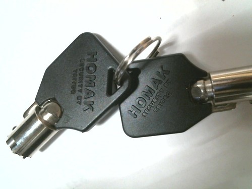 Homak serie F, H, K (2 tasti testa nera) per casseforti pistola e cassette degli attrezzi chiave - Foto 26 di 95