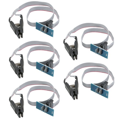 5pack SOIC8 SOP8 Flash Chip IC Test Clip Socket Adapter BIOS/24/25/93 Programmer - Picture 16 of 17