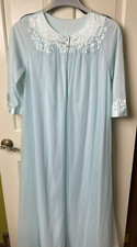 Vintage Gossard Artemis Double Nylon Chiffon Nightgown  Robe Peignoir small USA