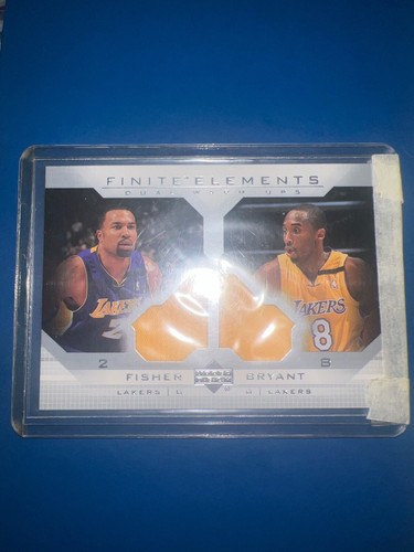 2003-04 Upper Deck Finite - Elements Dual Warm-Ups Kobe Bryant, Derek Fisher...