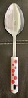 Temptations 12" Stainless Steel Spoon with Polka Dot Silicone Handle EUC