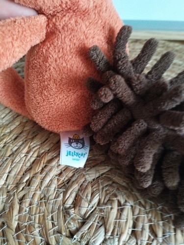 Petite peluche doudou renard orange marron Jellycat  - Picture 3 of 5
