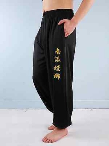 Pantaloni Kung Fu resistenti all'usura Wing Chun Tai Chi Abbigliamento Arte Marziale Pantaloni da Allenamento - Foto 28 di 34