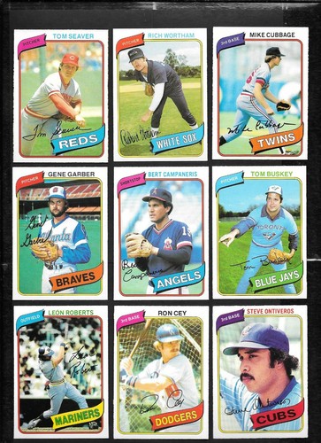 1980 OPC 80 O PEE CHEE TOPPS MLB BASEBALL CARD 251-374 SEE LIST - Picture 22 of 251
