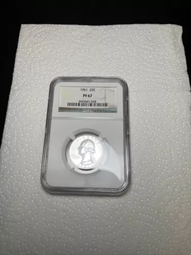 1961 Washington Quarter PF67 NGC Certified