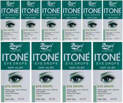 10pc x ITONE Eye Drops 10ml each Herbal Ayurvedic Eye Wellness