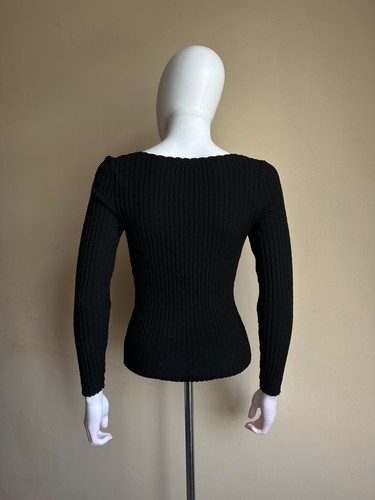 Sezane Ambroise Strickjacke schwarz Größe S - Bild 10 von 19