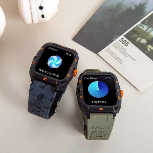 Montre Connectée Militaire Smartwatch Sport Homme, Appels Bluetooth Etanche 2025 - Zdjęcie 9 z 11
