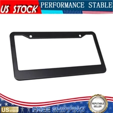 License Plate Frame Tag Cover Metal Aluminium Alloy Front Back Universal Car New