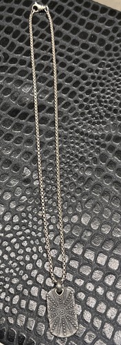 David Yurman seltener 925 750 18k Gold schwarzer Diamant Black Widow Erkennungsmarke Anhänger - Bild 8 von 13
