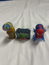 Lot of Tsum Tsum Marvel Disney Vinyl Figures w/ Stands Thanos Vision Spider-Man