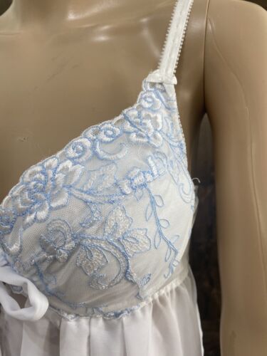 Victoria's Secret Women's White Babydoll Lingerie Size 34C- 006 - Picture 3 of 9