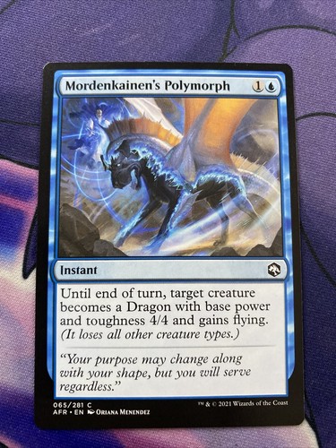 Magic The Gathering:MTG Forgotten Realm Mordenkainens Polymorph 065/281 - Picture 1 of 1