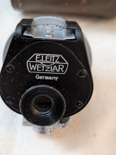 Leica Lyra Shaped Imarect 35-135MM Universal Viewfinder #0468 Case - Picture 4 of 15