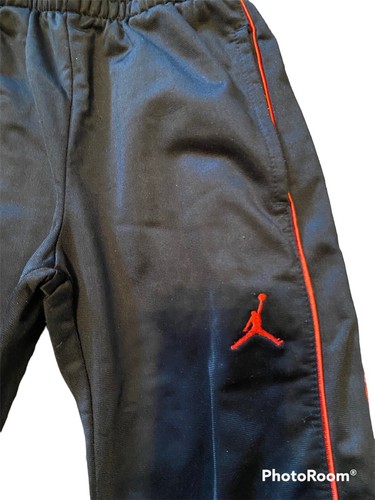 Nike Air Jordan Pants Youth Boys 6 Black Red Jumpman Logo Basketball - Picture 2 of 5