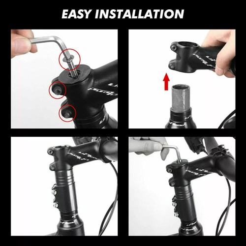 Rialzo manubrio bici booster per tubo testa forcella 12cm tubo prolunga - Foto 4 di 9