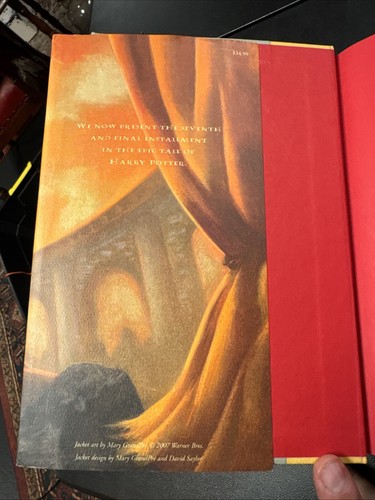 Harry Potter and the Deathly Hallows - First Edition First Print, 759 Page Error - Picture 3 of 8
