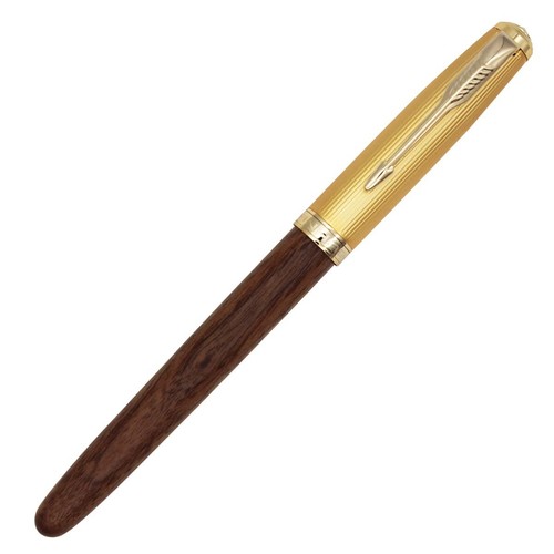 Jinhao 85 Fountain Pen Extra Fine Nib 0.38mmWalnut
