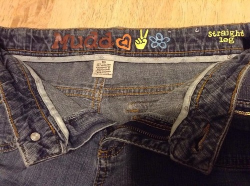 Mudd Straight Leg Jeans - Girls Size 16 - Picture 6 of 12