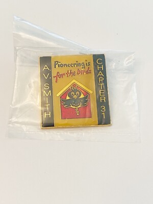Vintage Telephone Pioneers of America A.V. Smith Chapter 31 Bird Enamel Pin