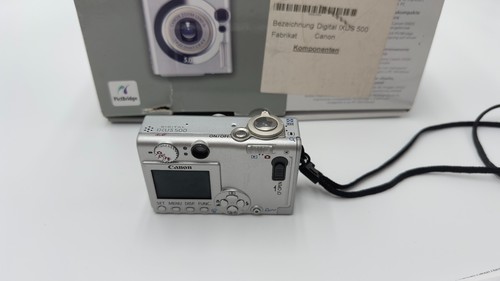 Digitalkamera Canon Ixus 500 im original Karton geprüft - Bild 5 von 13