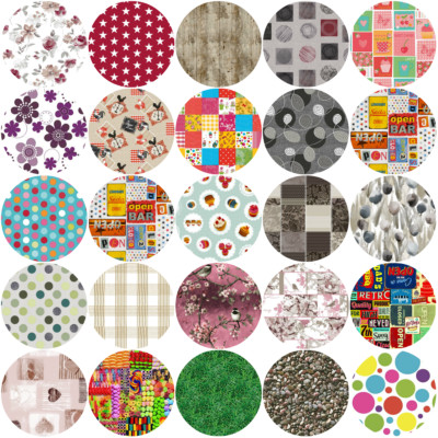 Round Wipe Clean Pvc Tablecloth Oilcloth Vinyl 135cm Circle Round Wipe Clean Pvc Tablecloth, Round Oilcloth Tablecloths