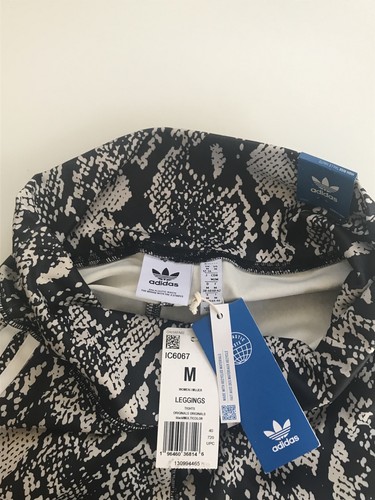 NWT! Adidas Originals Women's Lifestyle Snake Skin Print Leggings Size: M - Picture 4 of 16