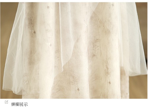 Summer Cotton Linen Printed Loose Plus Plus Size Casual Slimming Camisole Dress - Picture 24 of 26