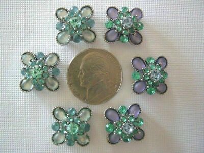 2 Hole Slider Beads Gaiety Sapphire Blue Crystal Made with Swarovski Elements #6