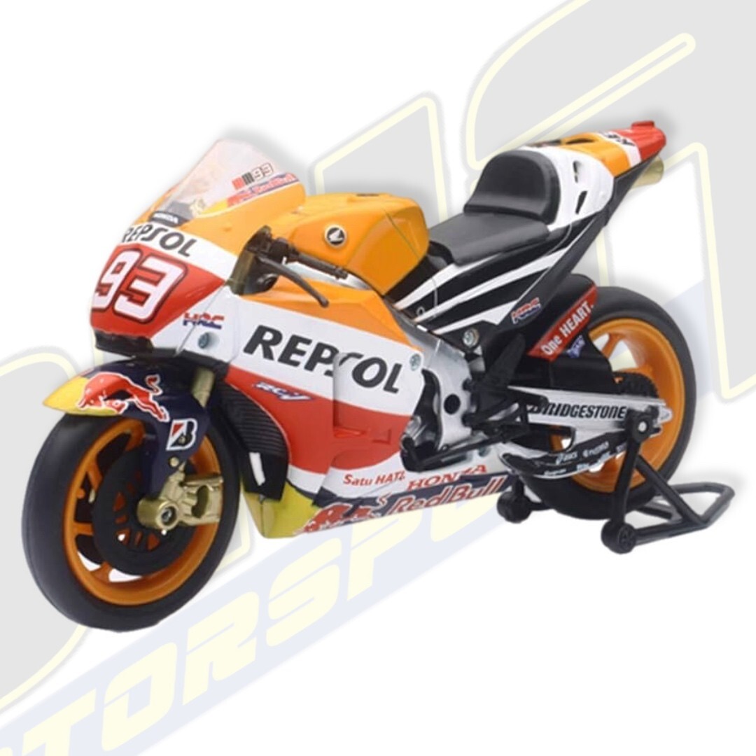 Marc Marquez Repsol Honda MotoGP RC213V Bike Diecast Model Toy 1:12 NEW RAY