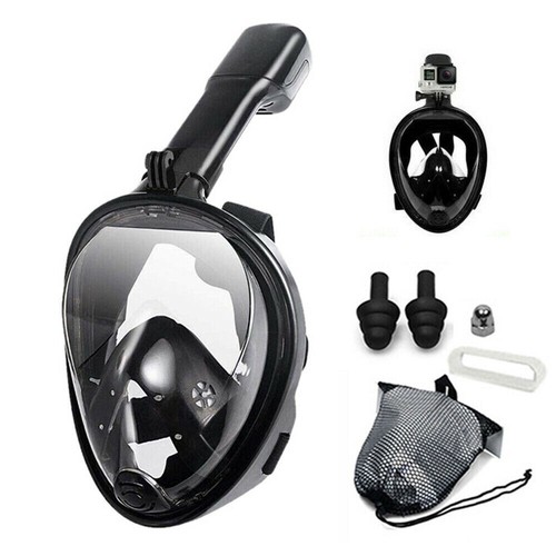 Vollgesicht Schnorchelmaske Tauchen Taucherbrille Schwimmen Kinder Erwachsene Anti-Beschlag Schwimmen - Bild 3 von 20