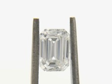 0.52 ct Emerald Cut Lab Grown CVD Diamond IGI Certified E-Color VS1-Clarity