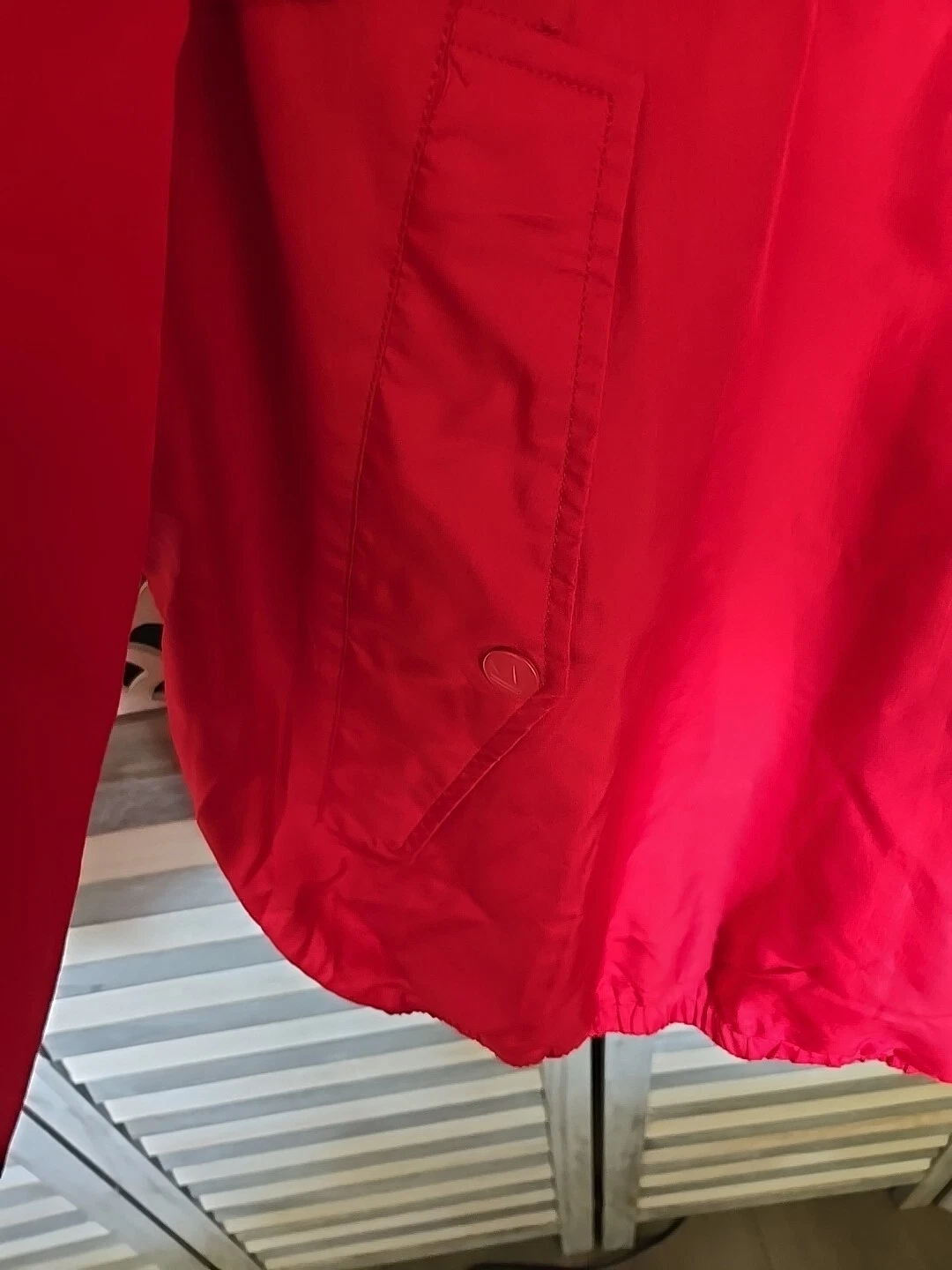 Kings Only Brand Red Windbreaker Pullover Zip Hoodie Size XL - product detail image 5