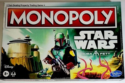 MONOPOLY DISNEY STAR WARS BOBA / FETT BRETTSPIEL 2 bis 6 SPIELER 8+
