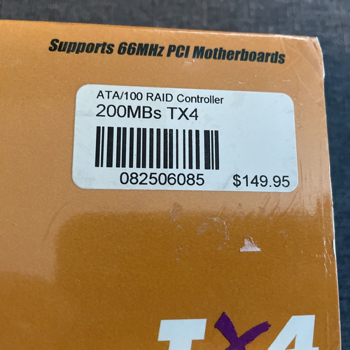 Promise Technology, Inc ~ FastTRAK 100 TX4 / 66MHz PCI RAID Card - BRAND NEW - Picture 3 of 12