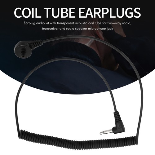 617-1N 3.5mm RECEIVER/LISTEN ONLY Surveillance Headset Earpiece with3501 - Picture 6 of 8