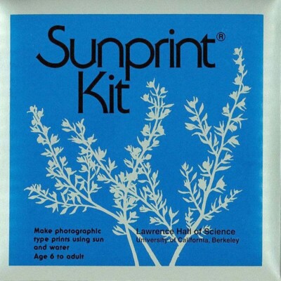 2 PACK SunPrint Kit, Solar Print Paper, Sun Powered Art (4x4inch)