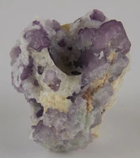 PURPLE FLUORITE CRYSTALS - 3 cm - TOMBSTONE, ARIZONA 23797