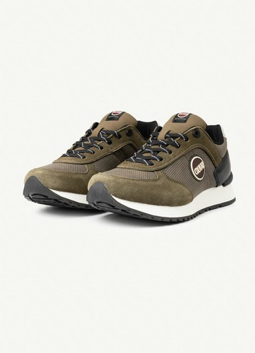 Scarpe sportive uomo tempo libero COLMAR Travis Drill 015 nabuk verde | eBay
