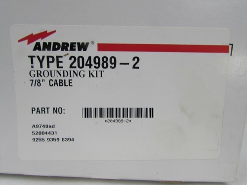 Andrew 204989-2 Kit de mise à la terre pour câble 7/8"