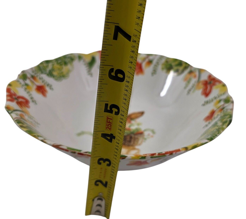 Pier 1 Imports Lilly Conejo de Pascua Conejo 10" Porcelana Ensaladera para Servir - Imagen 7 de 16