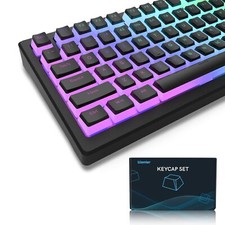 Pudding Keycaps Set PBT Shine Through 165 Keys OEM Profile for Most Keyboards