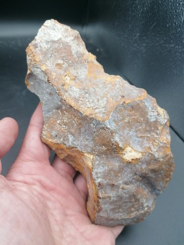 France Lower Paleolithic 444g Handaxe Biface Marks of fire Heidelbergensis - Picture 2 of 16
