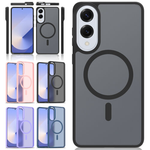 Skin-Feel Magnetic Case Shockproof Hard Phone Cover For Samsung Galaxy S25 Edge