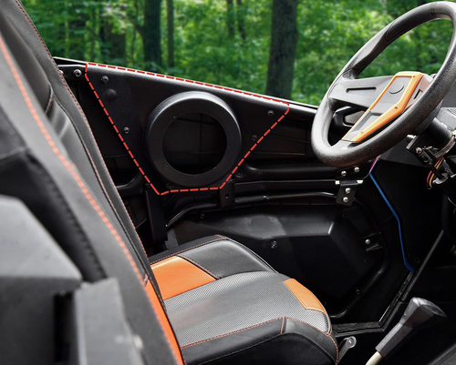 Front Door 6.5" Speaker Pods for RZR XP 1000 S 900 ACE 570 900 2014-2023, Wat... - Picture 9 of 12