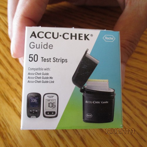 Accu-Chek Guide 50 Glucose Test Strips One Box EXPIRATION Date 07/12/2026