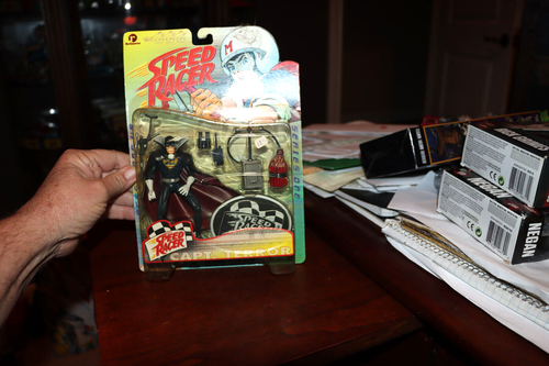 Vintage ReSaurus Speed Racer Capt. Terror Action Figure 1999 Series 1 New Sealed - Picture 1 of 2