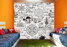 3D Graphic Letters G4204 Wallpaper Wall Murals Removable Self-adhesive Honey