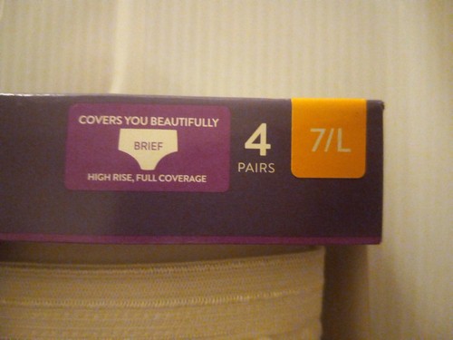 Hanes 41KUB1 Ultimate Cotton Comfort Women's High Rise Briefs 4-Pack 7/L NEW - Picture 4 of 7